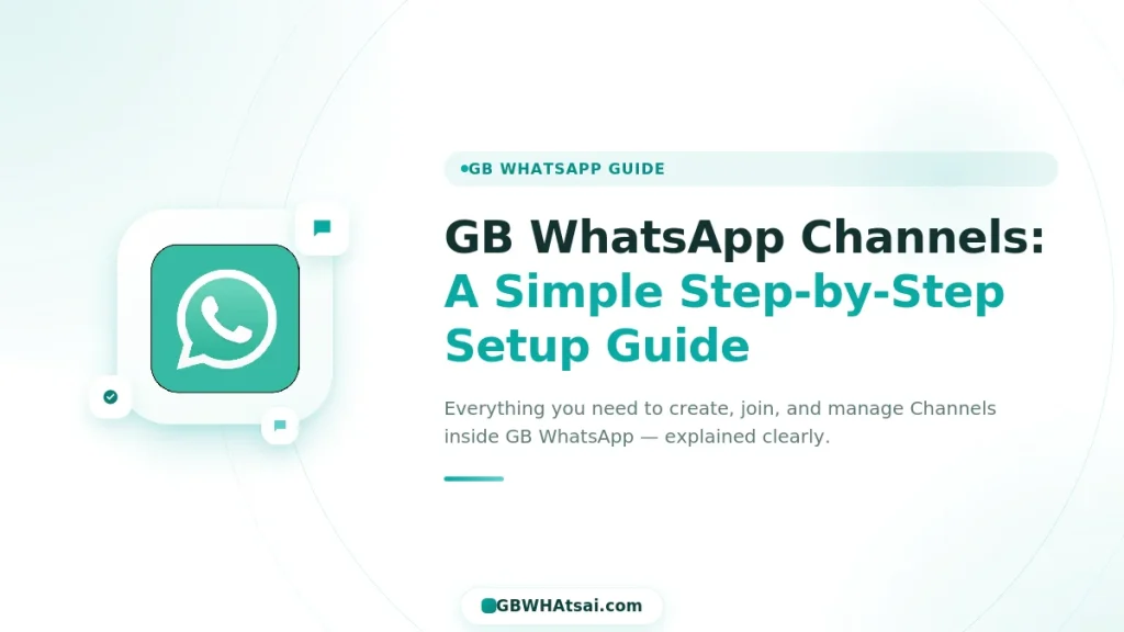 GB WhatsApp Channels