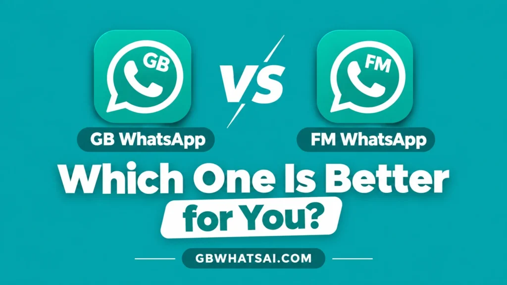 GB WhatsApp vs FM WhatsApp Which One Is Better for You