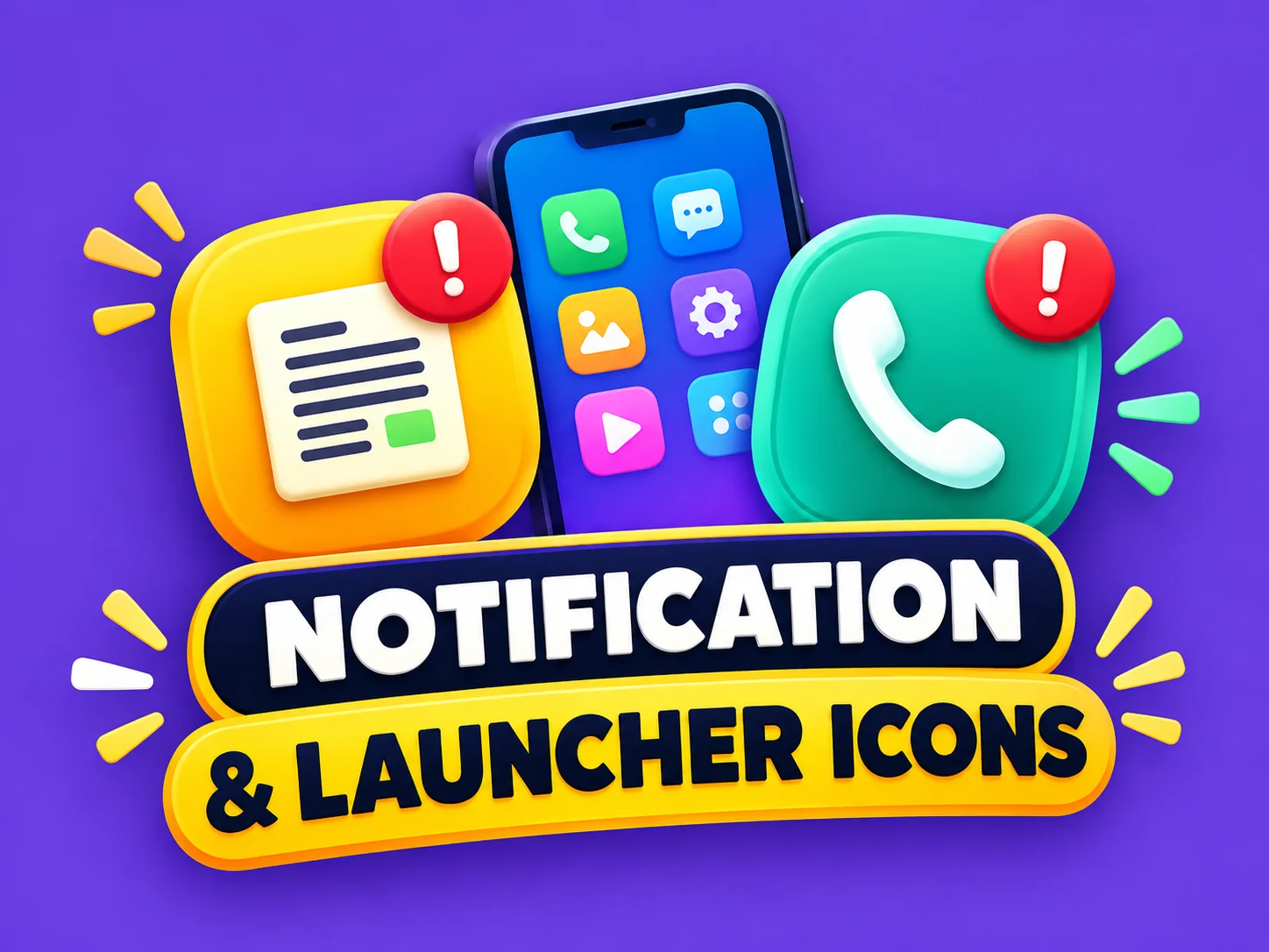 Notification and Launcher Icons
