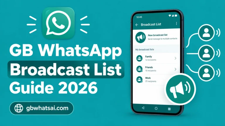 GB WhatsApp Broadcast List Guide 2026