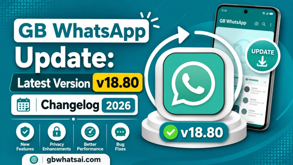 GB WhatsApp Update Latest Version v18.80 Changelog 2026