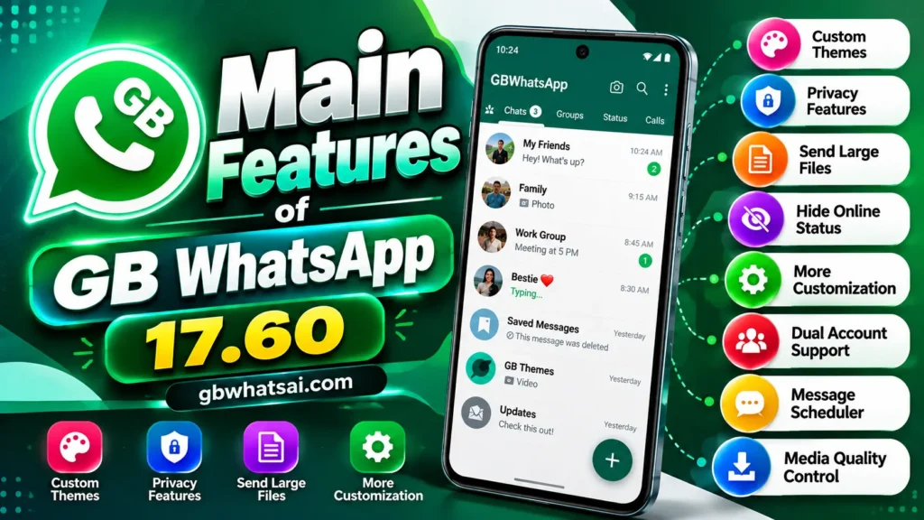 Main Features of GB WhatsApp 17.60