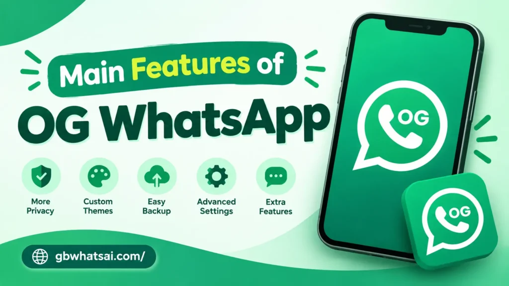 Main Features of OG WhatsApp